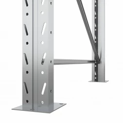 Стеллаж двойной глубины 3500х2700х1100 до 1850 кг / до 12670 кг секция