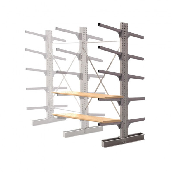 Стеллаж консольный двухсторонний КЛр 2500х1634х1700 (800) 5 ярусов ДС