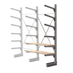 Стеллаж консольный односторонний КСр 2500х1696х960 6 ярусов ДС