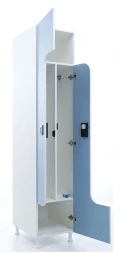 Шкаф для раздевалок WLZ 21-40 EL голубой/белый S35599604038