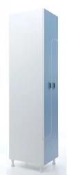 Шкаф для раздевалок WLZ 21-40 EL голубой/белый S35599604038