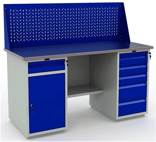 Верстак Практик с экраном рабочий WT160.WD2/WD5.010