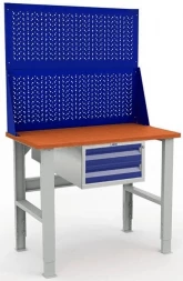 Верстак Практик с подвесным ящиком усиленный W120.F2/F2.120