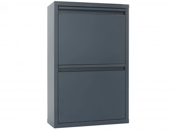 Металлическая обувница 2 полки Практик ОМ-2