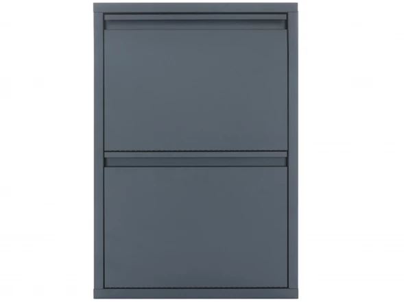 Металлическая обувница 2 полки Практик ОМ-2