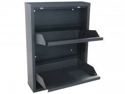 Металлическая обувница 2 полки Практик ОМ-2