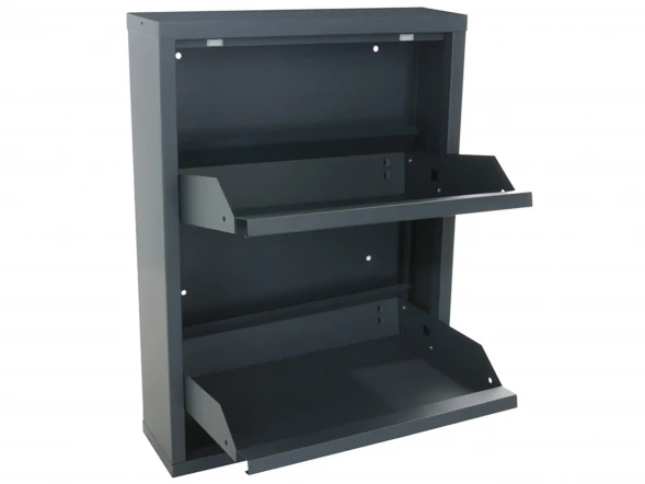 Металлическая обувница 2 полки Практик ОМ-2