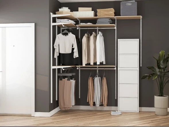 Металлическая обувница 2 полки Практик ОМ-2