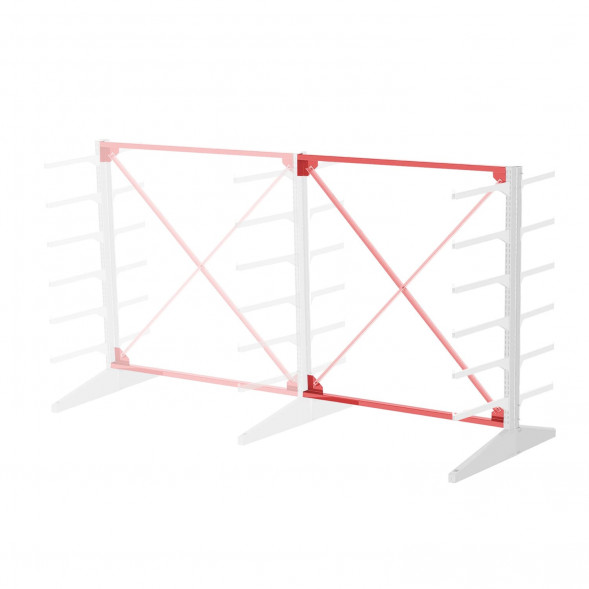 Стеллаж консольный двухсторонний Sortex 1920х1587х1280 6 яруса ДС