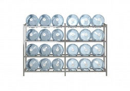 Стеллаж Бомис-24Л для 24 бутылей 19 л