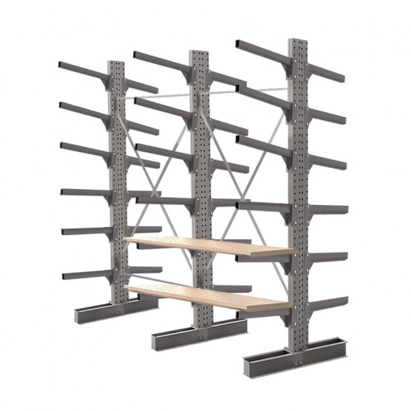 Стеллаж консольный двухсторонний КСр 2500х3294х1600 6 ярусов