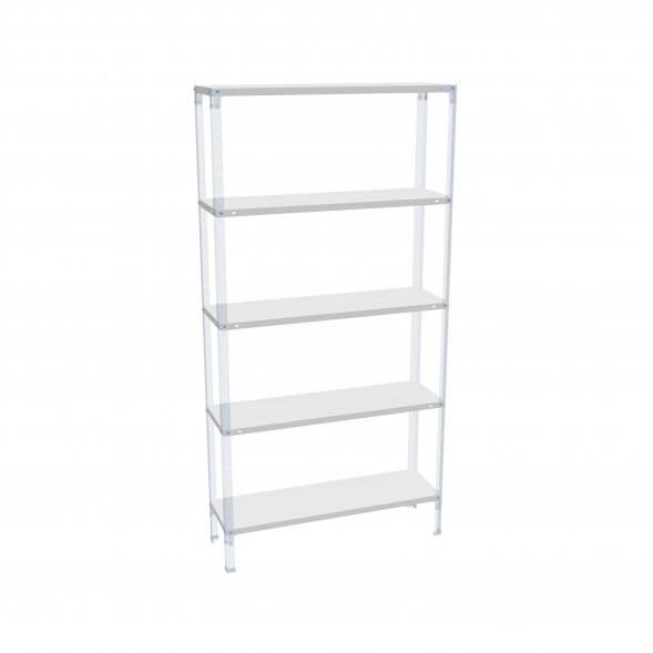 Стеллаж СТ-012 2500х1000х300 с 5 цинк полками до 140 кг