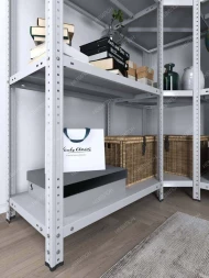 Стеллаж угловой МС 2500х1200х1200/300 мм 5 ярусов