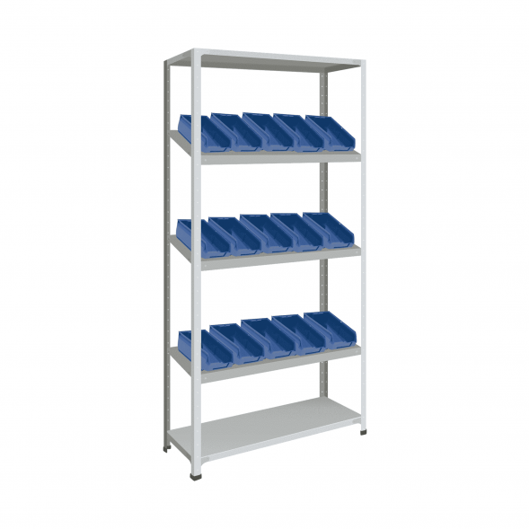 Стеллаж СТ-012 2200х1000х400 с 3 наклонными полками