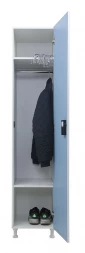 Шкаф для раздевалок WL 11-40 EL голубой/белый S35599615438