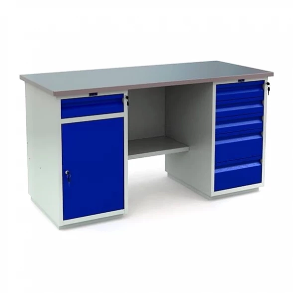 Рабочий монтажный стол-верстак WT160.WD2/WD5.000