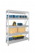 Стеллаж MS Pro Z 2500х1200х400 5 ярусов