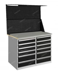 Верстак мини с двумя экранами и ящиками WTS 120.PТ6.Т6.021