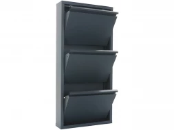 Металлическая обувница 3 полки Практик ОМ-3