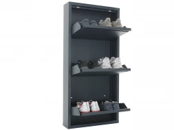 Металлическая обувница 3 полки Практик ОМ-3