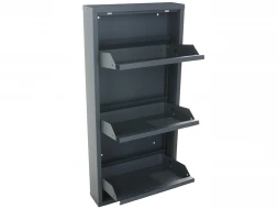 Металлическая обувница 3 полки Практик ОМ-3