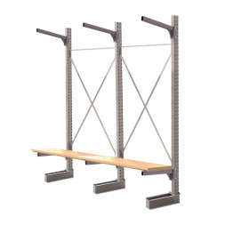 Стеллаж консольный односторонний КЛр 2500х3201х755 (600) 2 яруса