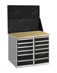 Верстак Практик мини с двумя экранами W 120.PТ6.Т6.020