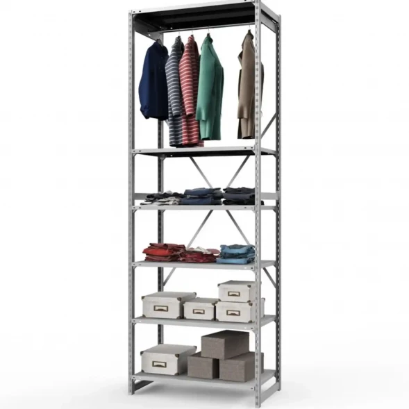 Стеллаж металлический ГТС Универсал, 3000x1000x600 мм.Штанги: 1шт. Полки: метал. усил. 6 шт. (ТСУ 30100662ш1)