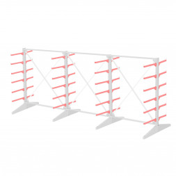 Стеллаж консольный двухсторонний Sortex 1920х4808х1280 6 ярусов