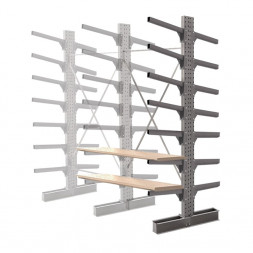 Стеллаж консольный двухсторонний КСр 2500х1696х1600 7 ярусов ДС