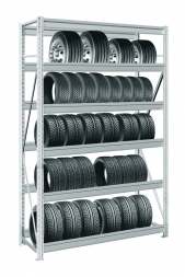Стеллаж для хранения шин и колес MS Pro Z 2500х1500х500 мм 6 ярусов