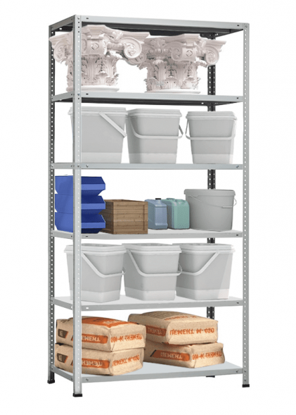 Стеллаж MS Hard 2200х1000х600 c 6 полками