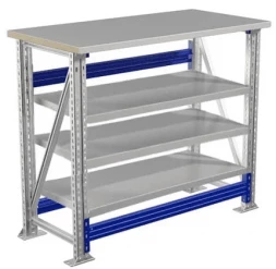 Верстак мини с полками модульный MT100.MF1/MF1.003