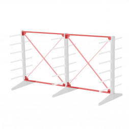 Стеллаж консольный двухсторонний Sortex 1920х3221х1280 6 ярусов