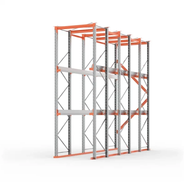 Стеллаж набивной паллетный 4500х5000х1000 (85.1.5) 2 яруса