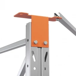 Стеллаж набивной паллетный 4500х5000х1000 (85.1.5) 2 яруса