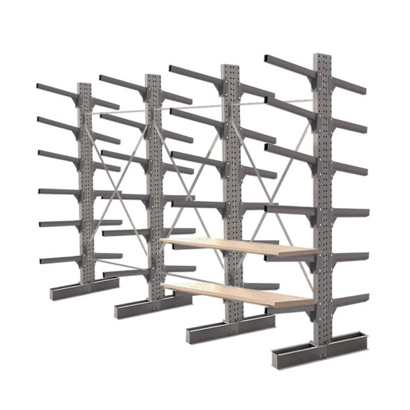 Стеллаж консольный двухсторонний КСр 2500х4392х1600 6 ярусов