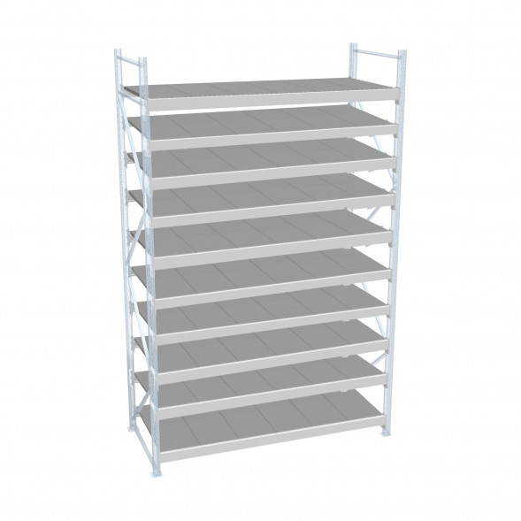 Стеллаж СТ-051 4000х2100х850 с 10 ярусами