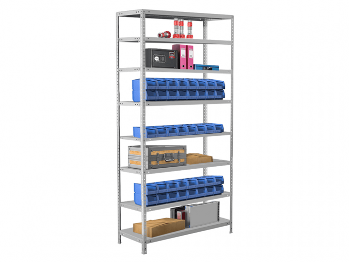Стеллаж MS Standart 1850х1000х400 c 8 полками
