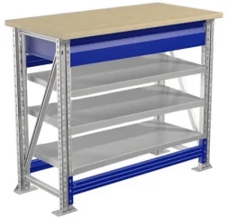 Верстак Практик мини с подвесным ящиком M100.MF1/MF1.103