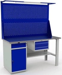 Верстак Практик для квартиры WT160.WD2/F1.121 1600 мм