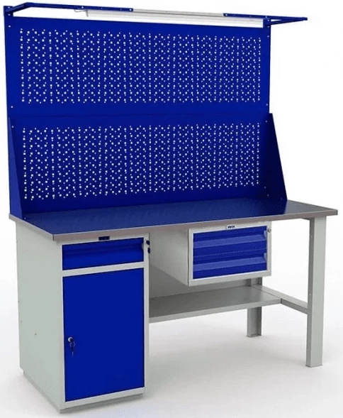 Верстак Практик для квартиры WT160.WD2/F1.121 1600 мм