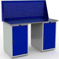 Верстак Практик с полками и перфопанелью WT140.WD1/WD1.010