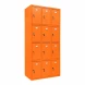 Шкаф сумочница металлический оранжевый