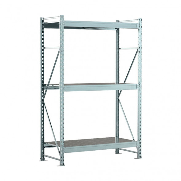 Стеллаж SGR-V 3000х1800х1000 3 яруса (рамы, балки, настил - цинк) ОС