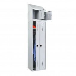 Шкаф LS-K-760 EL с антресолью + наклонная крыша