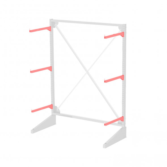 Стеллаж консольный односторонний Sortex 1920х1634х720 3 яруса