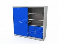 Шкаф для инструментов MODUL XXL 02 с раздвижными дверями сплошными