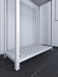 Стеллаж ТС Лайт 3000х1200х500 с 3 перфорированными полками