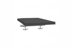 УНО-400 Полка верхняя центральная, RAL 7016 антрацитово-серый